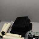 Modern Wall-Mounted Cat Furniture - 5pcs Cat Wall Shelves, Wooden Climber Includes House, Bridge, Tree, Steps, and Scratcher (Black)