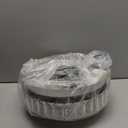 11.8" LED Chandelier 2-Layer Crystal Ceiling Light Fixture with Remote Control Flush Mount Chandelier Light for Hallway Bedroom Living Room Kitchen Foyer(dimmable)