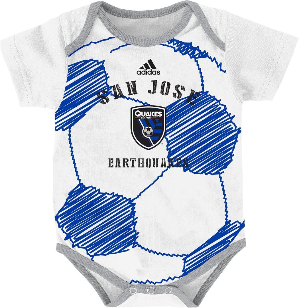 MLS San Jose Infant Creeper "Drop Ball"-24, White