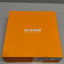 oneisall Cordless Professional Dog Grooming Clippers, 2-Speed Dog Clippers for Grooming Heavy Duty/Thick Hair, Detachable Carbonized Steel Blade Metal Combs, Removable Battery (Blue)