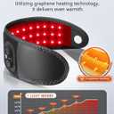 Red Light Therapy for Hands Wrist with Heat & Massage, FSA/HSA Eligible, 3000mAh Wireless Controller, Wearable Near Infrared & Red Light Wrist Wrap with 36 Beads for Faster Recovery & Hand Pain Relief
