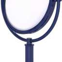 Allied Brass TR-4/4X-MBL Tribecca Collection 8 Inch Vanity Top Make-Up Mirror 4X Magnification, Mediterranean Blue
