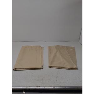 Kendall Modern Blackout Thermal Rod Pocket Window Curtain for Bedroom or Living Room 2 prs 29x55