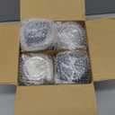 COMOOO Stainless Steel Wine Tumbler with Lid and Straw 12oz Double Wall Vacuum Insulated Travel Tumbler Cup for Coffee, Wine, Cocktails, Champagne (Black White Silver and Rose Gold,8 Pack)