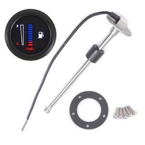 Fuel Sending Unit and Gauge Kit Boat Fuel Sender Fuel Water Level Sensor 240-33ohms 8" (200mm) Fuel Tank Sender Stainless Steel Gas Sensor for Boat Car Truck Vehicle