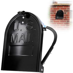 Mailbox Door Replacement 6 1/4 Inch (W) by 8 Inch (H),Snap-in Brick Mailbox Door Metal Replacement Mail Box Door for Brick Standard Curbside Mailboxes
