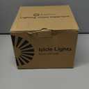 Brightown Snowflake Christmas Lights,20Ft 228 LED Icicle Lights for Outside with 24 Drops, Connectable Curtain String Lights for Indoor Outdoor House Eaves Window Porch Tree, Pure White