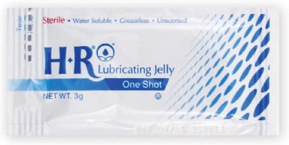 HR Lubricating Jelly Sterile 3 Gram Individual Packet 144 per Box 207