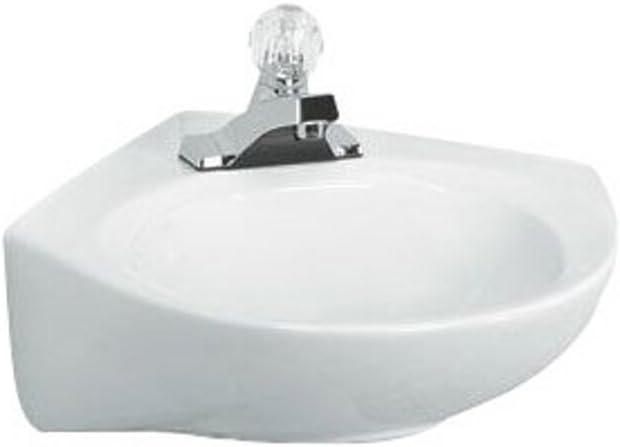 American Standard 0611.001.020 Cornice Wall-Hung Lavatory Sink, White, 1.25 Inch