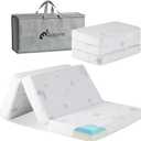 Pack and Play Mattress for Baby Toddlers, Pack N Play Mattresses with Carry Bag Washable Cover (38"*26"*2.99")
