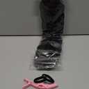 Curly Clip In Hair Extensions, 4PCS 16 Inch Natural Black Extensions Clip Ins, Lace Weft Short Curly Invisible Natural Hairpieces for Women