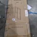 MORDEER 60" W x 72" H Sliding Glass Shower Door with 1/4" SGCC Tempered Glass, Aluminum SemiFrameless Sliding Shower Door with Handle and Towel Bar, Silver, Reversible Installation