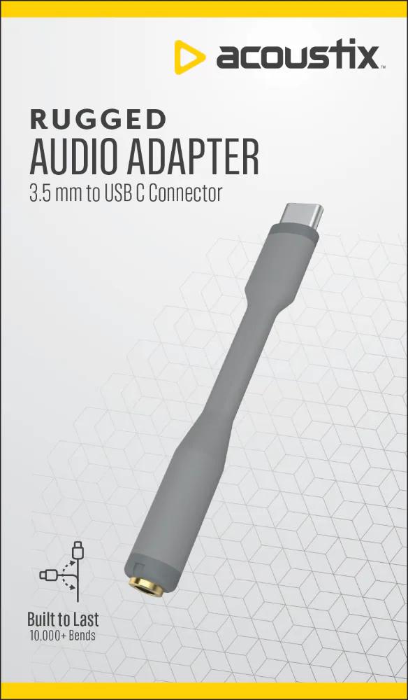 Rugged Audio adapter 3.5 mm to USB-C connector