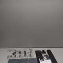 PERLESMITH Universal Swivel TV Stand for 24-60 inch TVs up to 99 lbs, 12 Height Adjustable Table Top TV Stand, TV Base Stand with Tempered Glass Base, Max VESA 400x400mm, PSTVS33