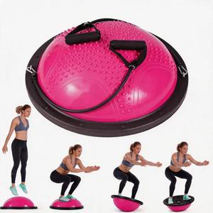 23" Half Balance Ball with Foot Pump & Resistance Bands