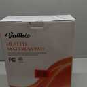 Heated Mattress Pad King,Dual Controller Electric Mattress Pad with Preheat Functions,Bed Warmer with 12 Heat Settings & 1-12 Hours Auto Shut Off, Machine Washable(78"x80",White)