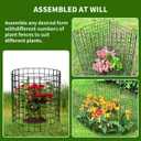 Round Plant Protector from Animals,12'' x 12'' Metal Wire Mesh Garden Plant Cages for Outdoor Gardening Supplies, Garden Protection Rabbits Chickens Ducks for Vegetables, Flowers, Shrubs