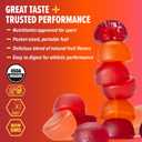 Honey Stinger Organic Fruit Smoothie Energy Chew, Gluten Free & Caffeine Free, for Exercise, Running and Performance, Sports Nutrition for Home & Gym, Pre and Mid Workout, 21.6 Ounces (Pack of 12) (EXP 06/30/27)