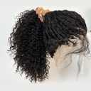 HD Full Lace Braid Wig Human Hair Boho Box Braided Wig Square Parted Knotless Braided Wigs for Black Women Human Hair Lace Wigs with Natural Baby Hair 18 Inch