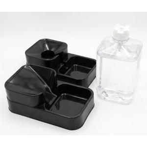 Automatic Cat Feeder and Water Dispenser in Set with Pet Food Bowl,Gravity Dog W