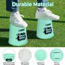 Yard Pong Outdoor Games Glow in Dark with 12 Buckets and 6 Balls, Backyard Toss Games Glow Yard Game for Adults, Family and Kids