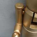 2 Pcs Christmas Nutcracker Ornaments Neutral Nutcracker Figures 10'' 15''Christmas Decor Ornament Soldier Festive Collectible Gift for Table Fireplace Shelf Desktop(Gold,Wooden)