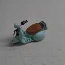 Mini Electric Doll Scooter Vehicles Toy, Funny Doll Accessory with Music & Lights Could Rotate 360 Cute Plastic Scooter Toy Ornaments Battery Not Included(Blue)