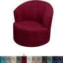 SZJIAHTM Round Club Swivel Barrel Chair Cover Modern Accent Round Club Armchair Slipcover Soft Stretch Chair Covers for Living Room