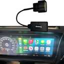2024 Wireless CarPlay Enabler Bypass, Plug and Play Under The Seat for Harley 2023-later CVO Models, 2024-later Street Glide,Road Glide (12 PIN Connector)