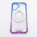 Gradient Shockproof Magnetic Phone Case with Kickstand Ring for MagSafe Compatibility