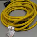 Kanayu 25ft Generator Transfer Switch Adapter Cord Compatible with NEMA L5-30p to L14-30r, 30 Amp Locking 3 Prong to 4 Prong Adapter Rv Generator to House Inlet Box, STW 10 Awg, Etl Listed