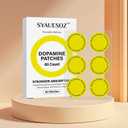 Dopamine Patches,Vegan Mood Support Patches,Patch Cosmetic,Natural Ingredients Patch,60 Count (Pack of 1)