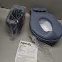 Ingenuity My Size Potty Pro in Blue, Infant Potty Training Toilet, Lifelike Flushing Sound, for Ages 18 Months, Up to 50 Pounds