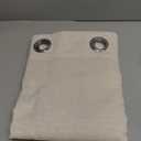 NICETOWN Natural Linen Curtains 84 inch Long 2 Panels Set, Grommet Top Thick Linen Burlap Semi Sheer Vertical Drapes Privacy Assured with Light Filtering for Bedroom/Living Room, W55 x L84