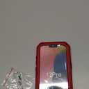 Marrkey Compatiable with iPhone 17 Pro Case,360 Full Body Protective Cover Heavy Duty Shockproof [Tough Armour] Aluminum Alloy Metal Case with Silicone Built-in Screen Protector - Red