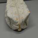 Dalulu Pencil Case Floral Cute Pencil Case Student Pen Pouch Makeup Pouch Cute Flower Office College Cosmetic Makeup Bag Organizer Large (Orange blossom)