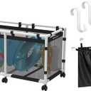 Pool Accessories Bundle | 90 Gallons Pool Storage Bin (Mini Plus) +Side Pouch+S Hooks (2pcs)