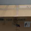 TASALON Standing Hair Steamer for Deep Conditioning - Hooded Steam Cap for Natural, Dyed Hair - Professional Steamer for Hydration, Dry Hair Treatment-Heated Micro Mist Steamer for Spa, Home Use