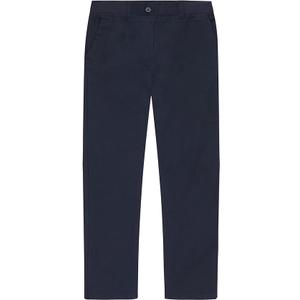 Nautica Boys' School Uniform Warp Knit Pants, Flat Front & Zipper Closure, Durable Stretch Twill, L