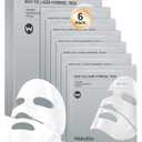 6 Pack Bio-Collagen Face Mask, Hydrating Overnight Masks, Fine Lines Face Lifting Mask for Elasticity, Pore Minimizing, Firming, Moisturizing, Facial Mask Skincare