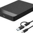 Tianken 250GB Ultra Slim Portable External Hard Drive 2.5'' HDD USB 3.1 Type-C Storage for PC, Mac, Laptop