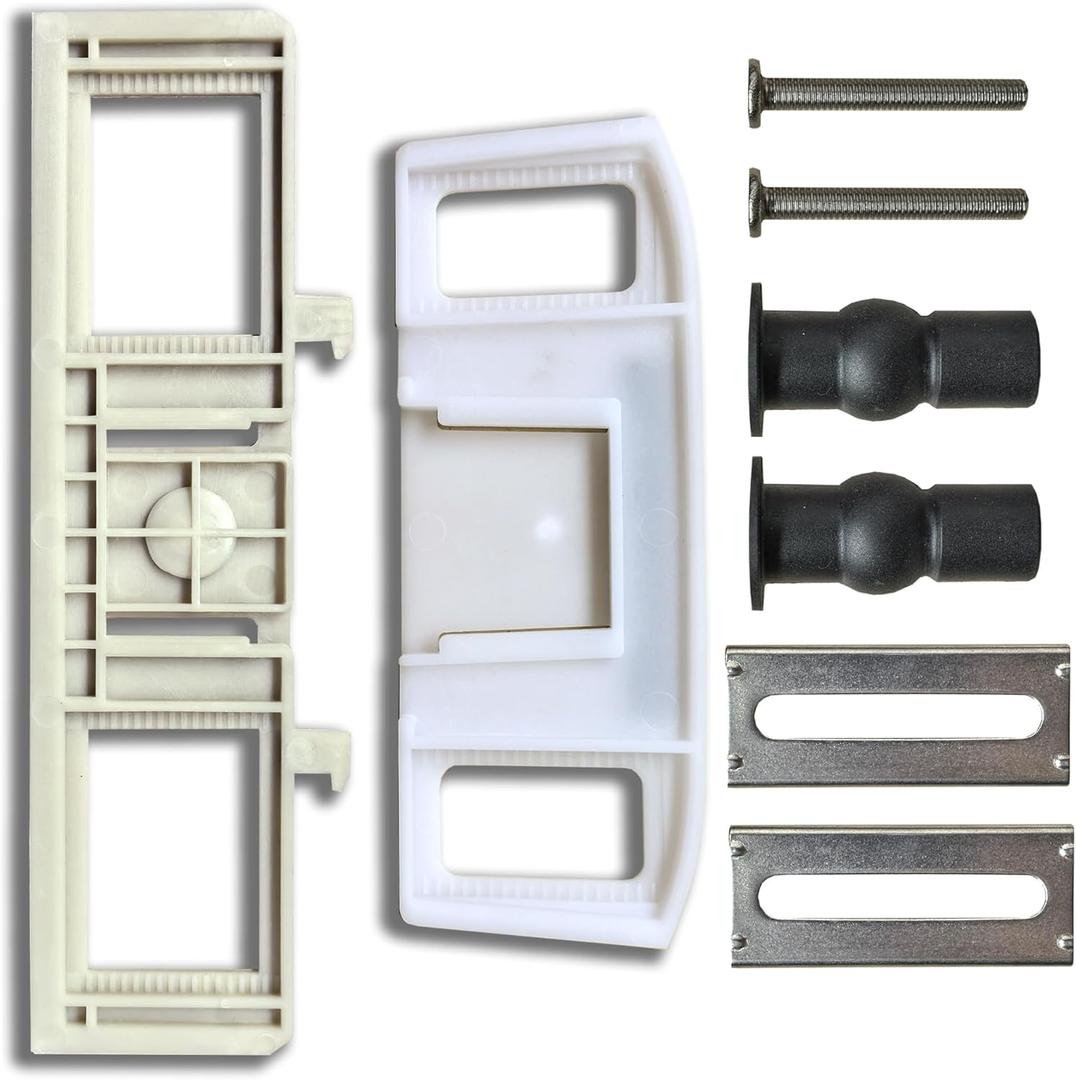 Fixing Plate with Screws, Adjustment Tabs, Rubber Expansion Nut