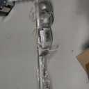 Decopolitan 29546-AS18 Knob Curtain Rod Set, 18 to 36 Inches, Silver