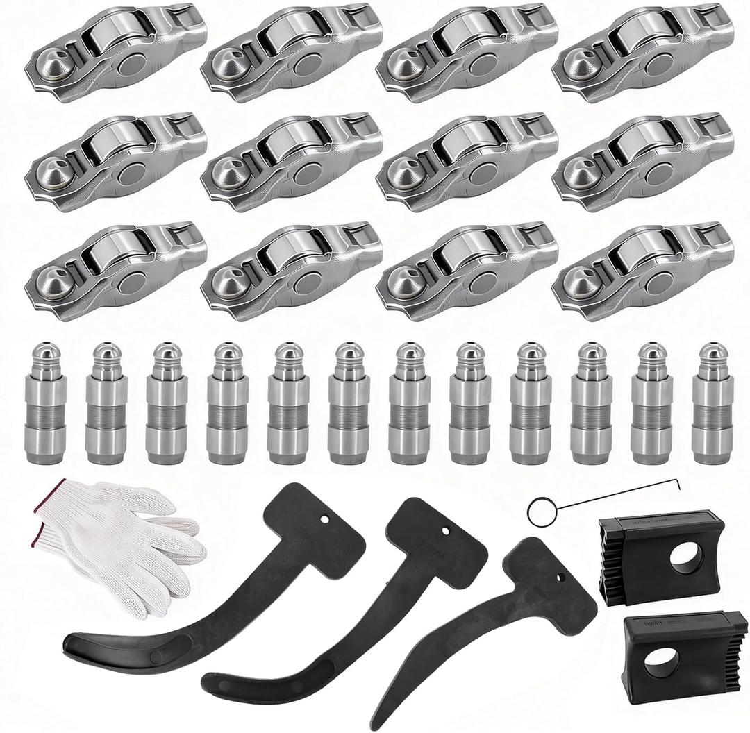 Dokili 12 Pcs 5184296AH Rocker Arm and Lifter Kit w/Cam Phaser Locking Tool Fit for Chrysler 200 300 3.6l 2011-2019 Jeep Cherokee Grand Wrangler Dodge Durango Charger Grand Caravan Ram Promaster