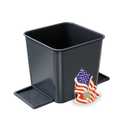 Car Trash Can for Vehicles Leakproof Compact Garbage Bin w/ Stability Flap, Anti-Slip Base, Portable Trash Holder for Cars, Trucks, SUVs, Minivans Compact, Auto Container Organizer (Gray, Small)