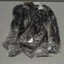 Grey Goddess Box Braids Crochet Hair 18 Inch Boho Box Braids 7 Packs Gray Crochet Hair with Curly Ends 3X Pre Looped Crochet Braiding Hair for Women, 1B/Grey