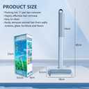 Multifunctional Pet Hair Remover,4 in1 Cat and Dog Hair Removal for Couch with Extra Long Handle,Washable Lint Brush for Dog & Cat Hair, for Furniture, Carpet, Clothes, Bedding, Tile, Window1 PCS