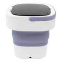 Portable Washing Machine 12l,Mini Washer,Large Capacity Folding,Simulated Handwashing Wheel Design/Blue Light Function For Deep Cleaning Of Underwear & Baby Clothing. (Purple)