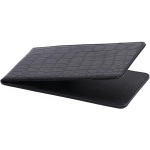 2 x Leather Golf Scorecard Holder - Yardage Book Cover Golf Stat Tracker Sheet - Premium Golf Leather Scorecard - Golf Score Book - Large Size 7.6x4.5IN