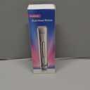 Bikini Trimmer for Women 2 in 1, Dual Head Womens Electric Shaver, Electric Razors for Pubic Hair, IPX7 Waterproof Rechargeable Facial Hair Removal for Shaving Underarm Leg Arm Body Face, White